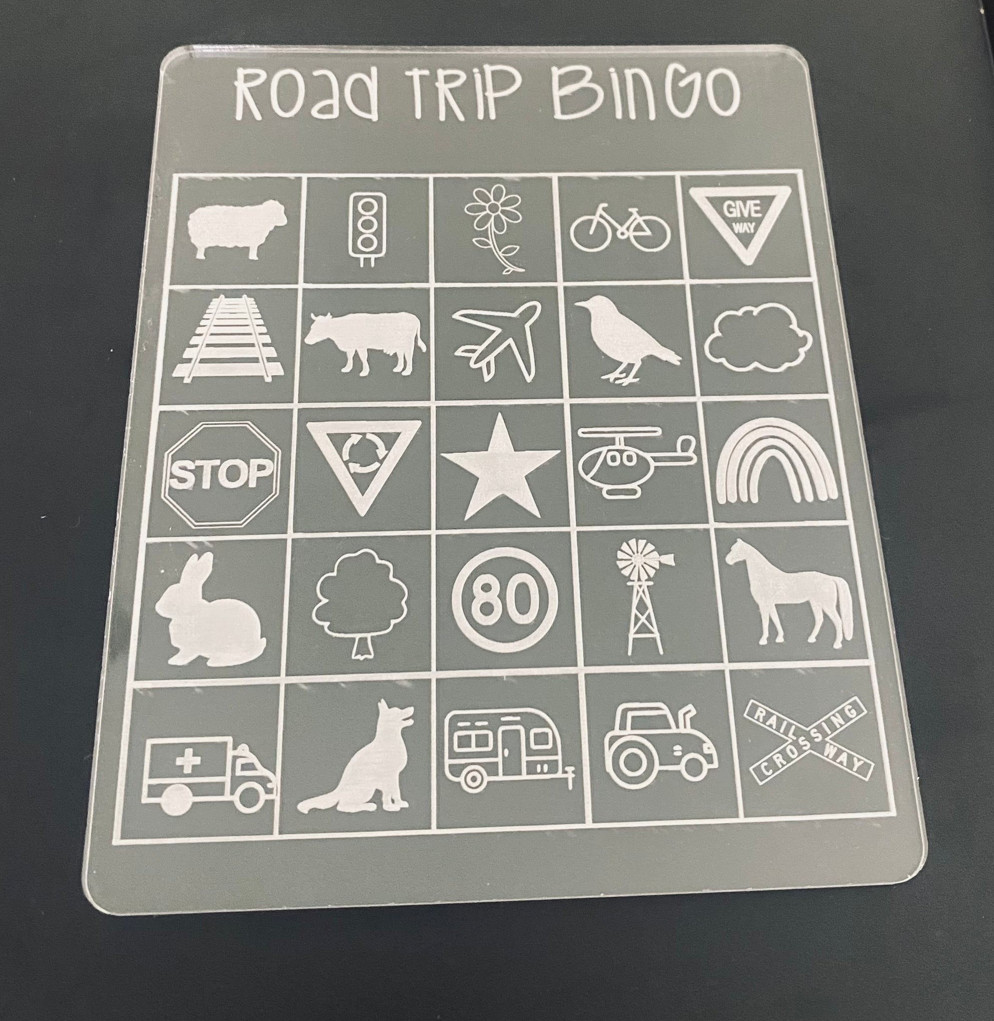 Road Trip Bingo