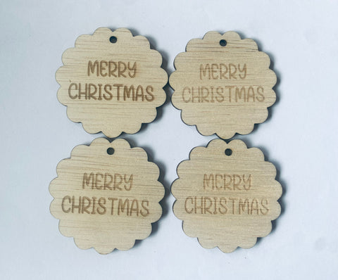 Merry Christmas Tags