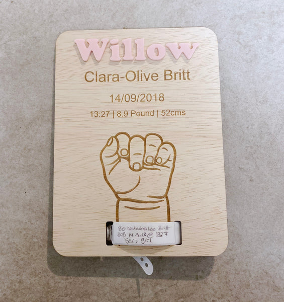 Hospital Band Plaque