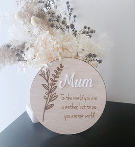 Mother's Day Plaque