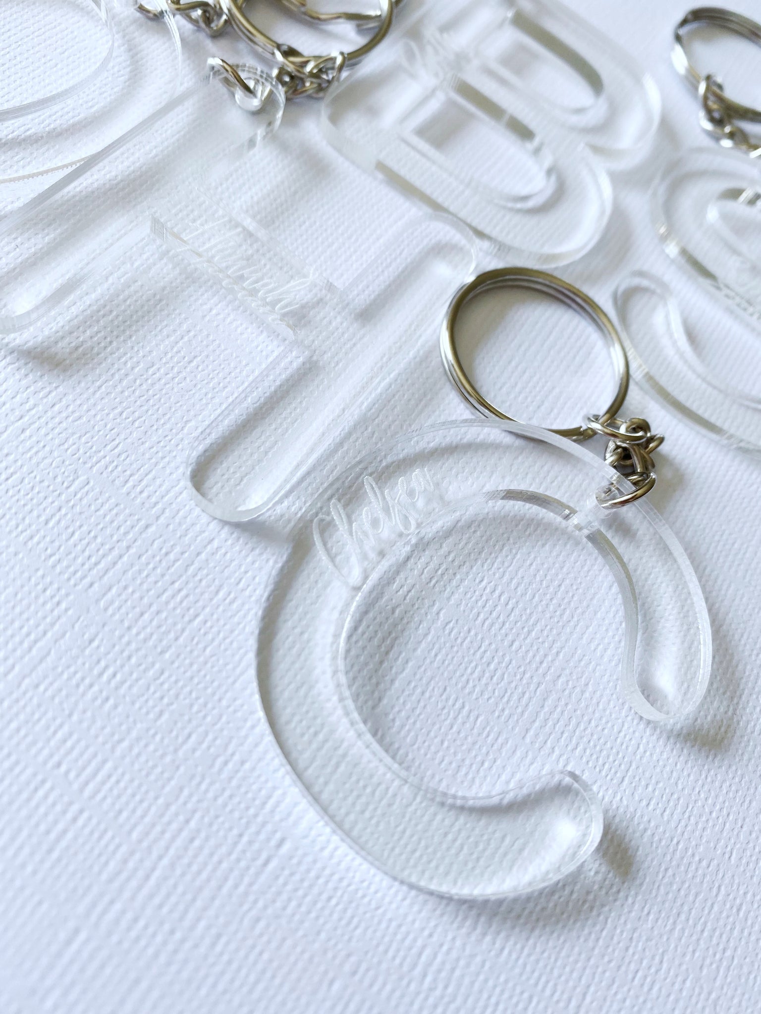 Personalised Acrylic Keyring