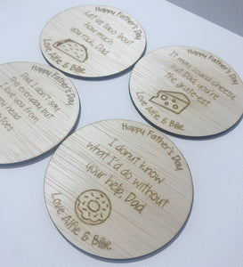 Father's Day Round Magnets