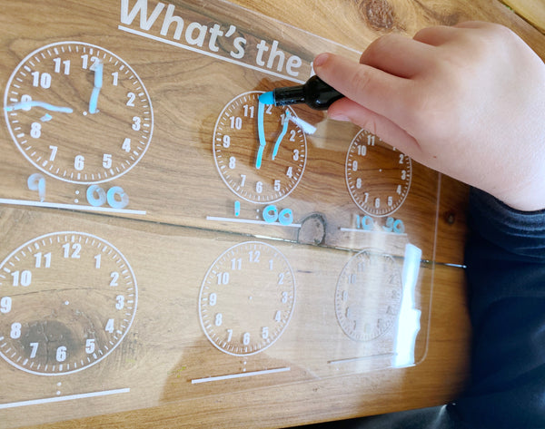 Trace and Wipe Clock Board