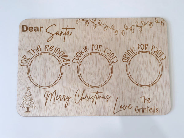 Personalised Christmas Eve Board