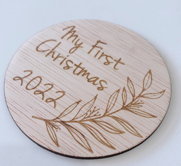 My First Christmas Plaque